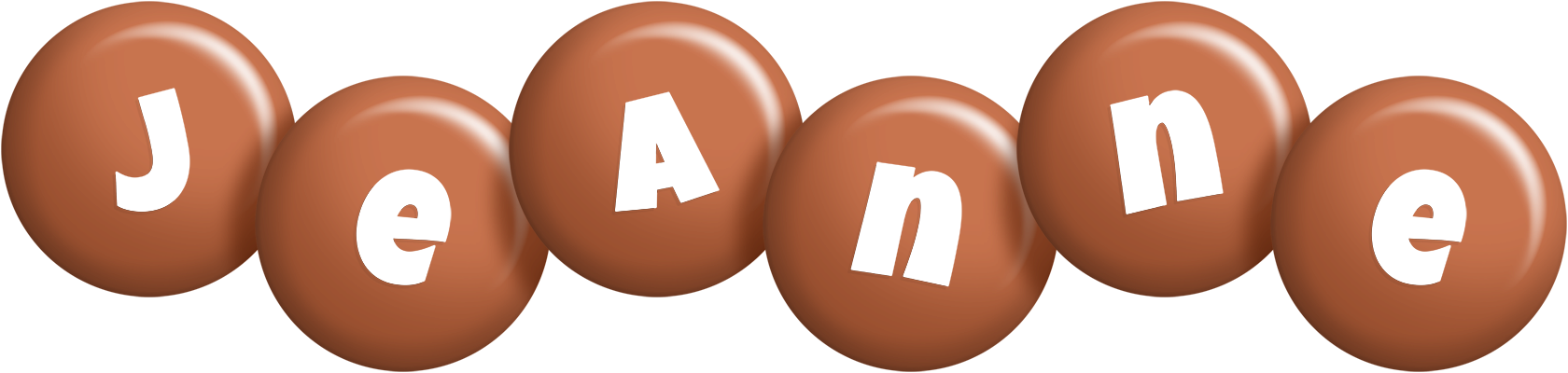 Jeanne candy-brown logo