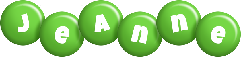 Jeanne candy-green logo