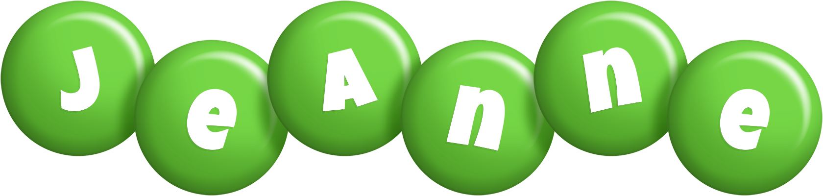 Jeanne candy-green logo