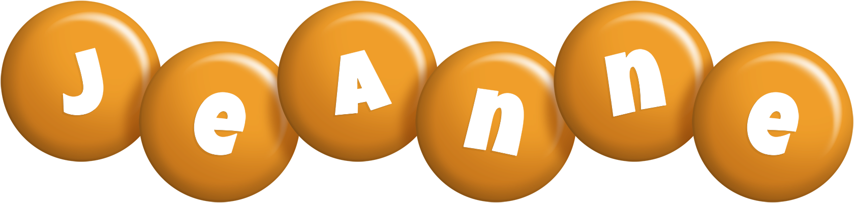 Jeanne candy-orange logo