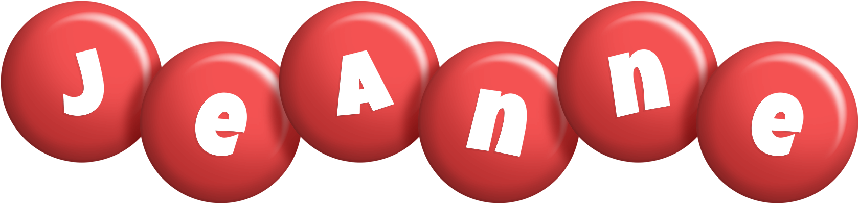 Jeanne candy-red logo