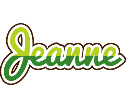 Jeanne golfing logo