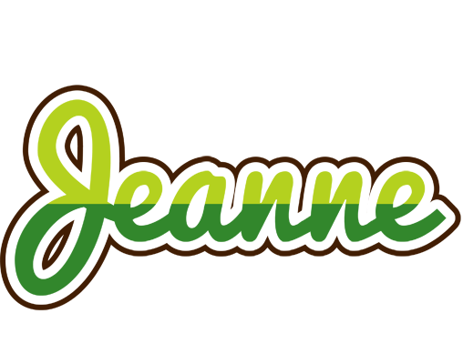 Jeanne golfing logo