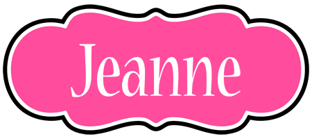 Jeanne invitation logo