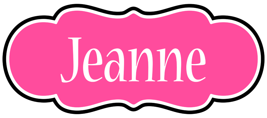 Jeanne invitation logo