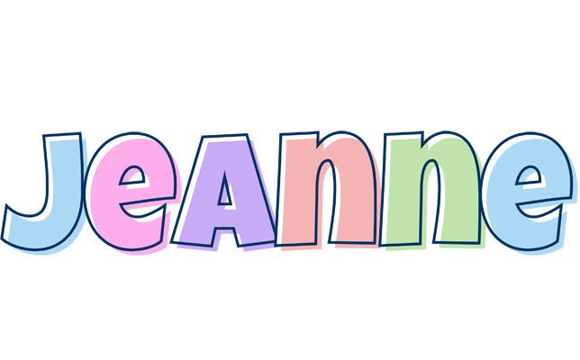 Jeanne pastel logo