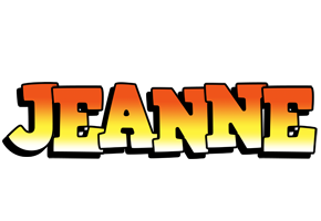 Jeanne sunset logo