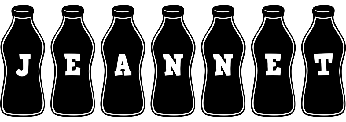 Jeannet bottle logo