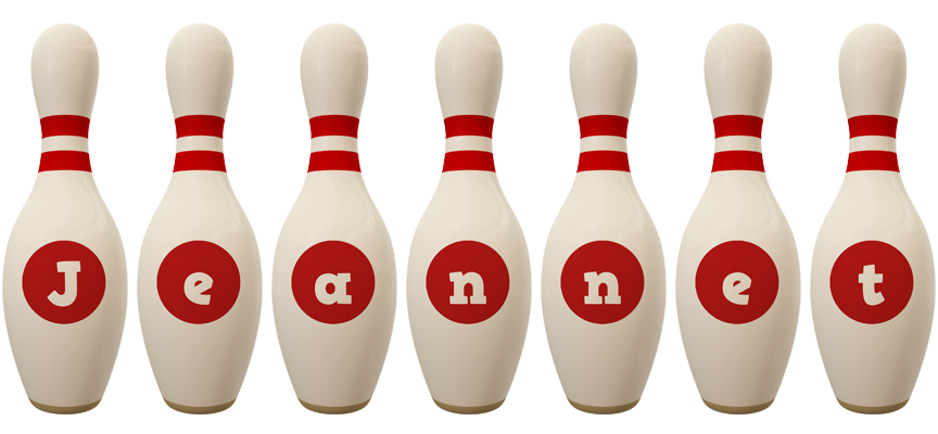 Jeannet bowling-pin logo