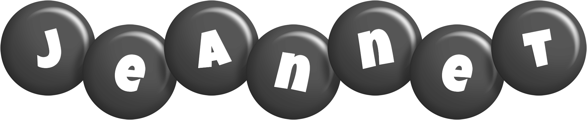 Jeannet candy-black logo