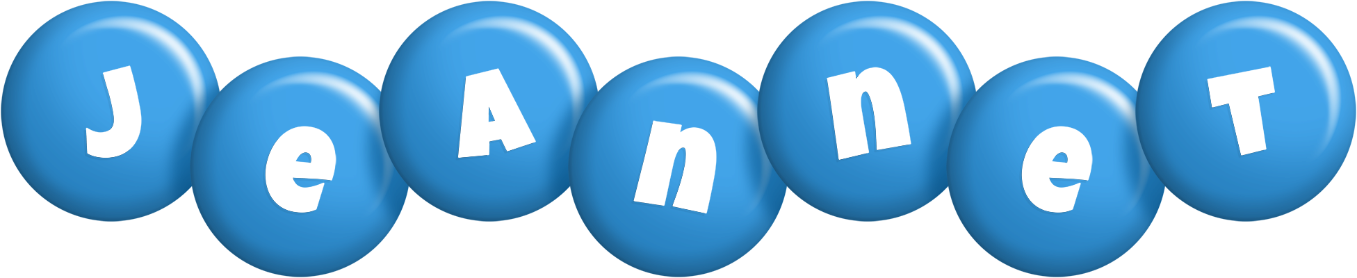 Jeannet candy-blue logo