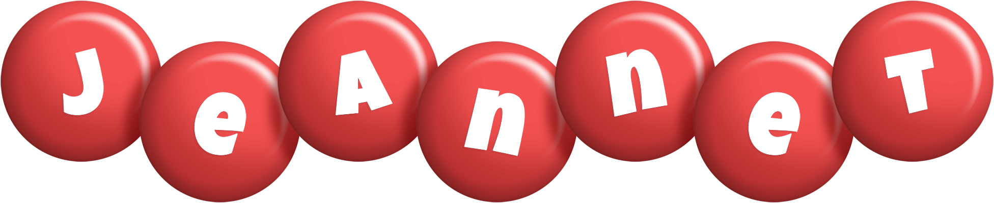 Jeannet candy-red logo