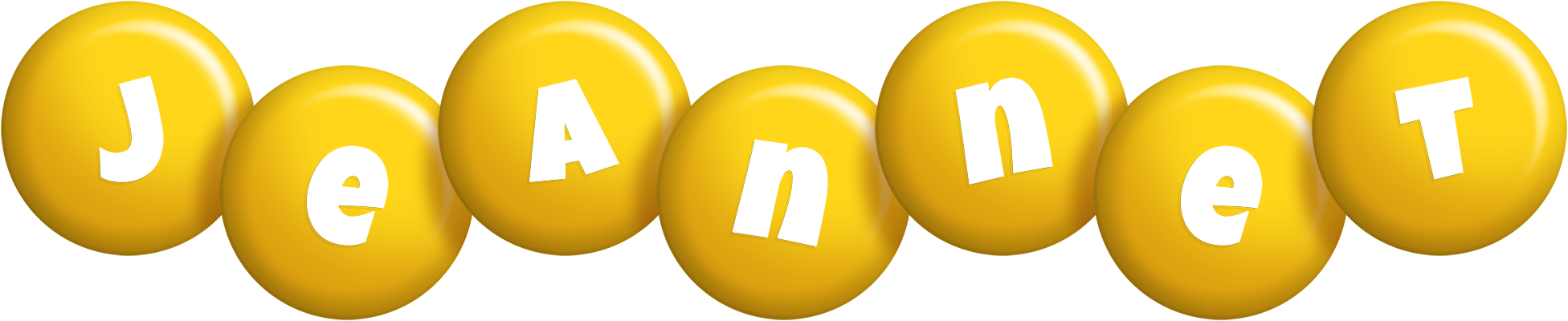Jeannet candy-yellow logo
