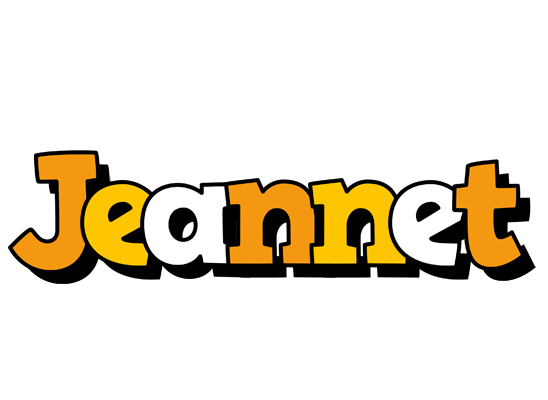 Jeannet cartoon logo