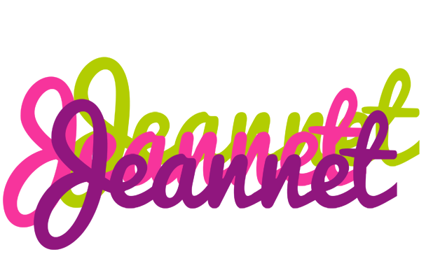 Jeannet flowers logo