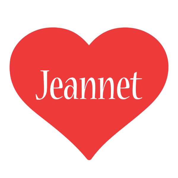 Jeannet love logo