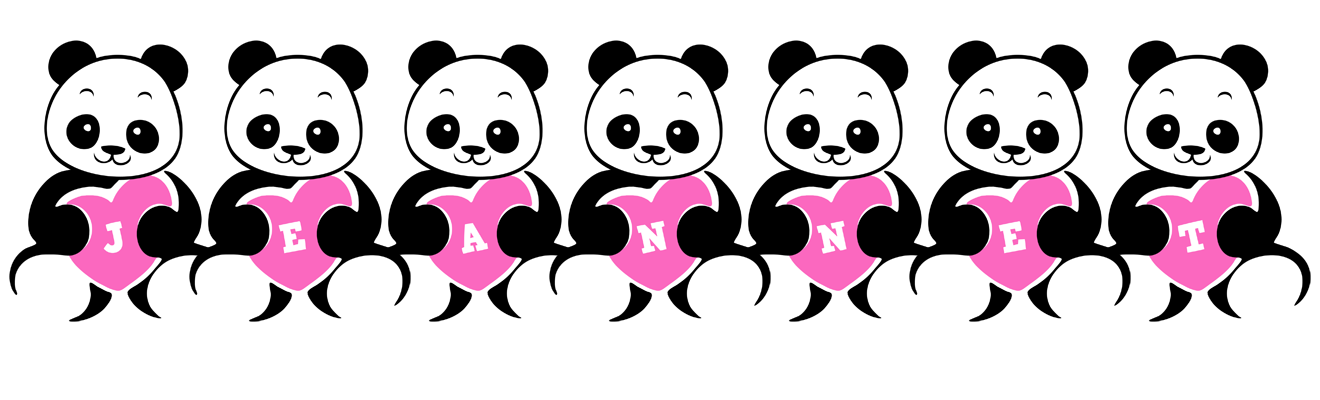 Jeannet love-panda logo