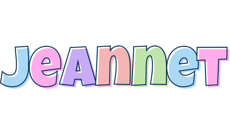 Jeannet pastel logo