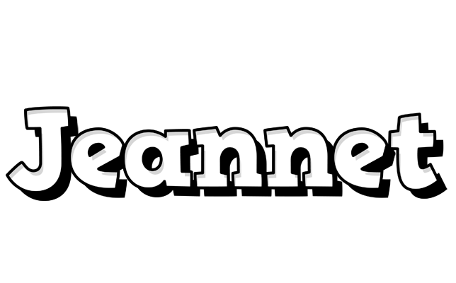 Jeannet snowing logo