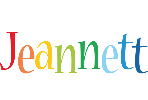Jeannett birthday logo