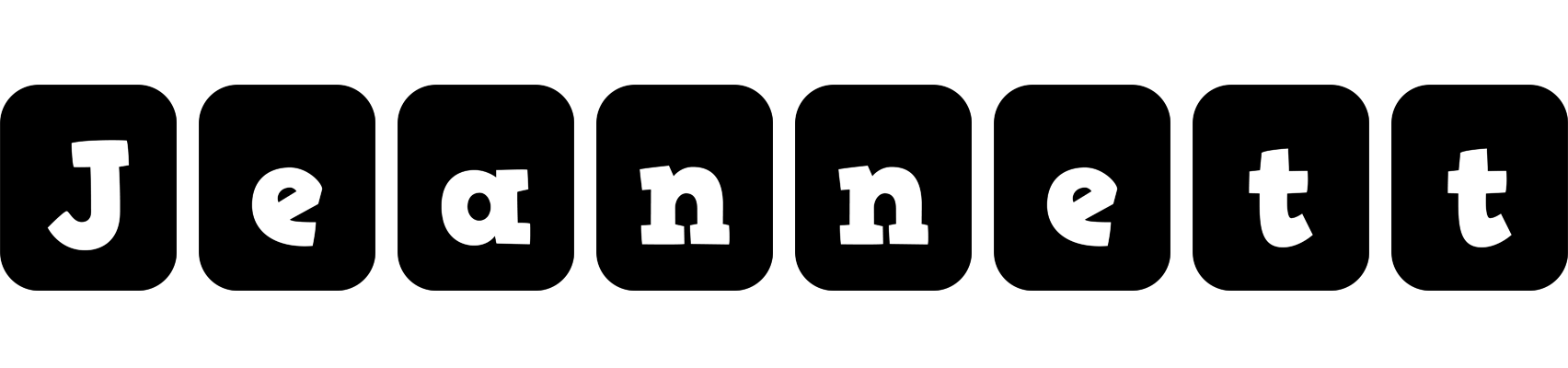 Jeannett box logo