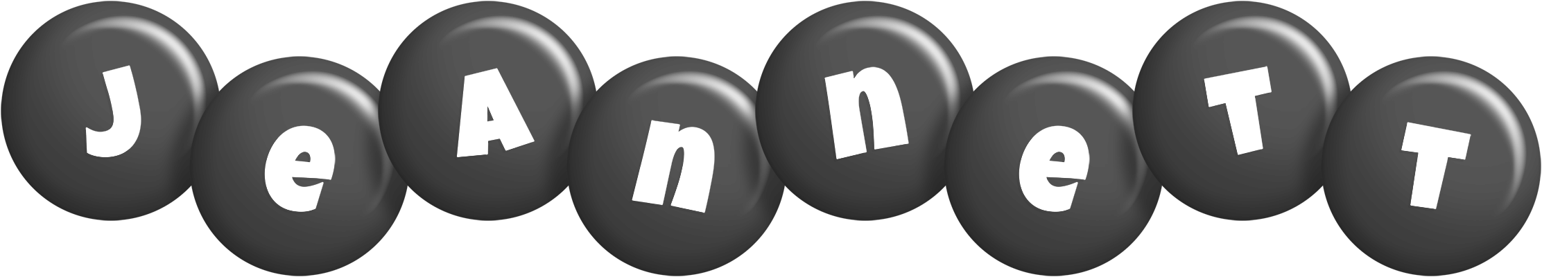 Jeannett candy-black logo