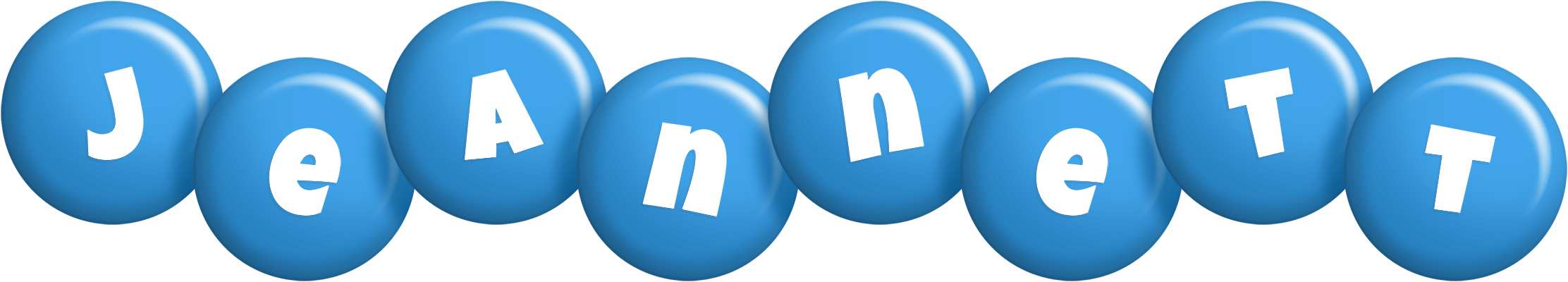 Jeannett candy-blue logo