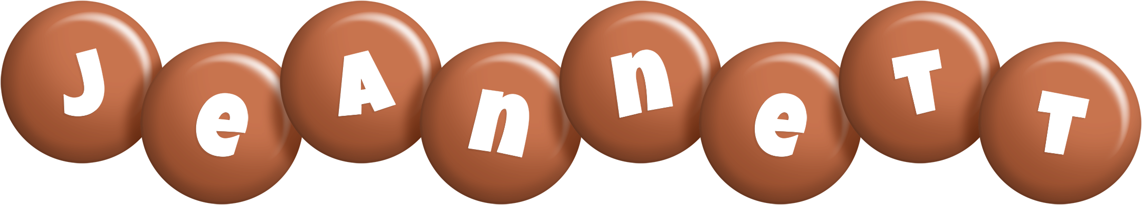 Jeannett candy-brown logo