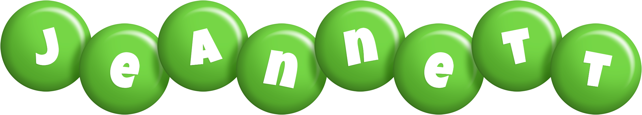 Jeannett candy-green logo