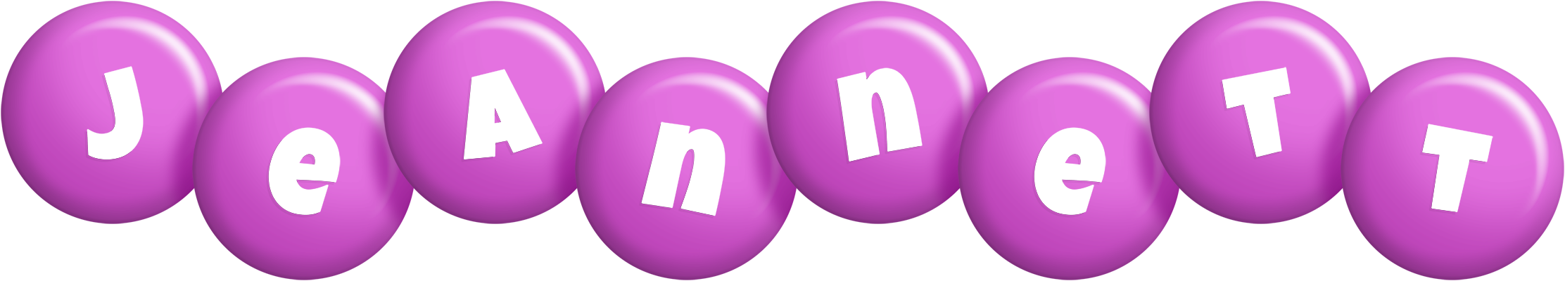 Jeannett candy-purple logo