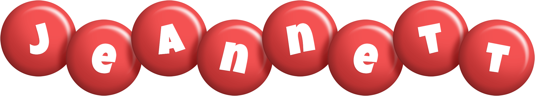 Jeannett candy-red logo
