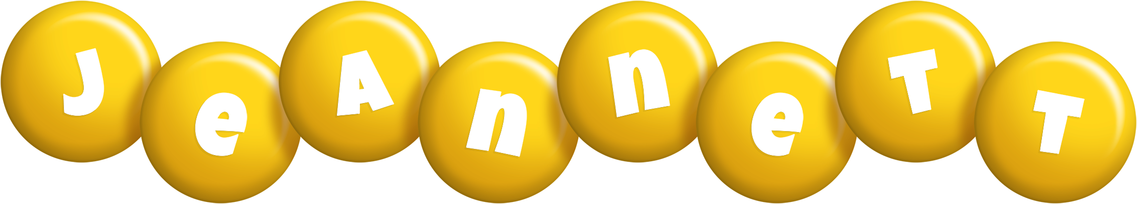 Jeannett candy-yellow logo