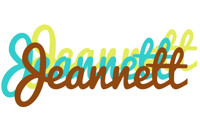 Jeannett cupcake logo