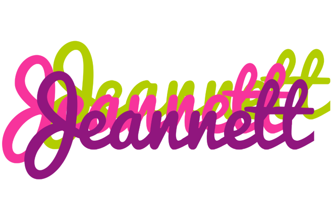 Jeannett flowers logo