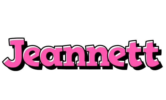 Jeannett girlish logo