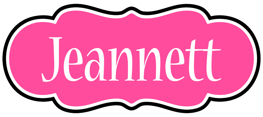 Jeannett invitation logo