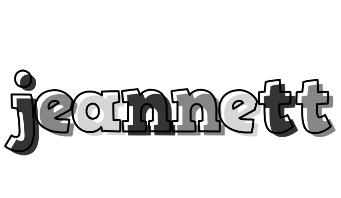 Jeannett night logo