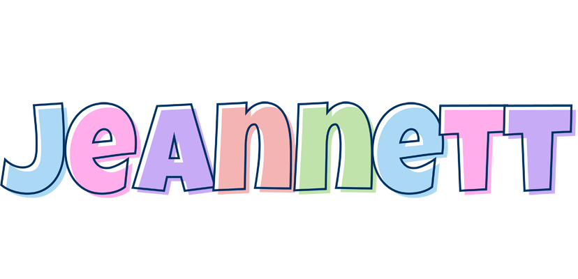 Jeannett pastel logo