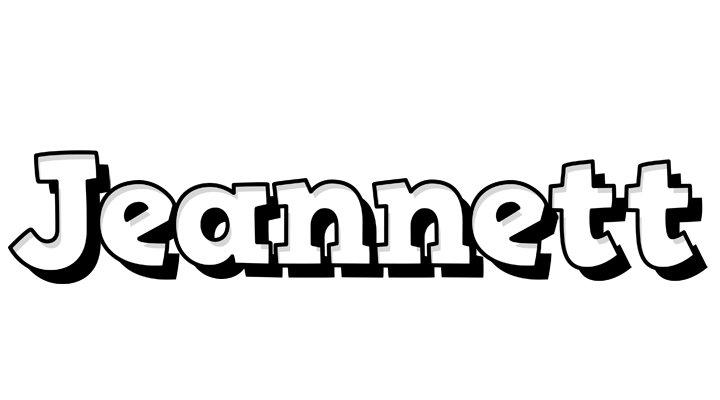 Jeannett snowing logo