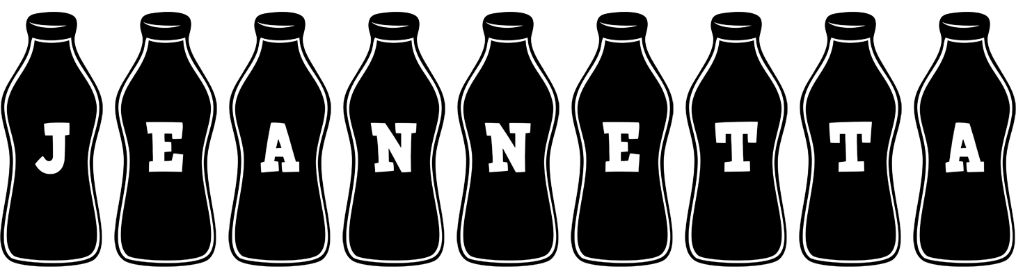 Jeannetta bottle logo