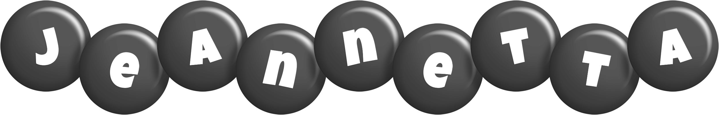 Jeannetta candy-black logo