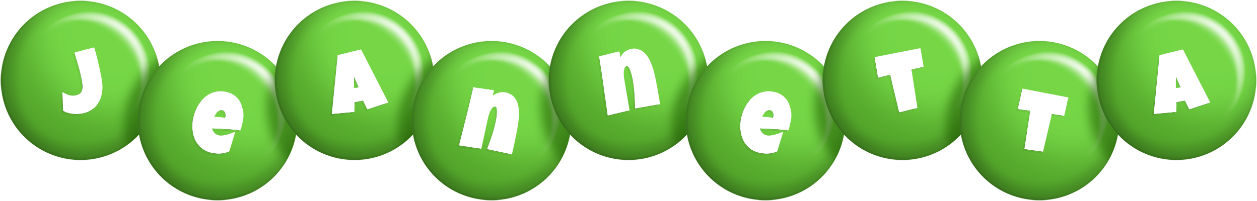 Jeannetta candy-green logo