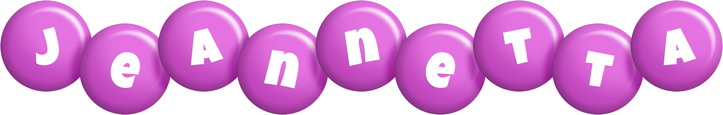 Jeannetta candy-purple logo