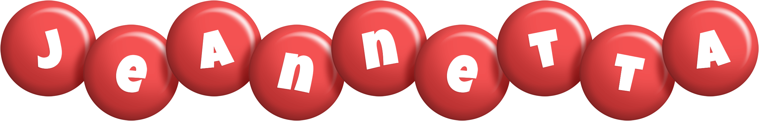 Jeannetta candy-red logo