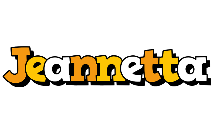Jeannetta cartoon logo