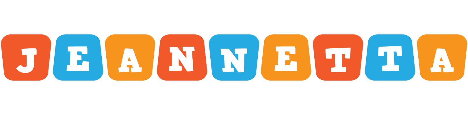 Jeannetta comics logo