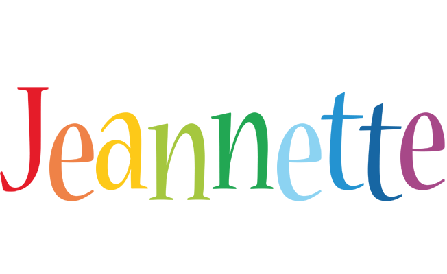 Jeannette birthday logo