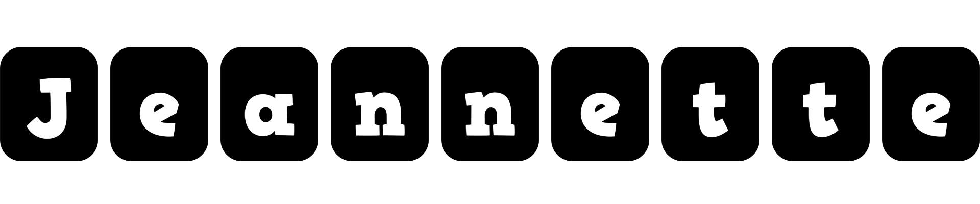 Jeannette box logo
