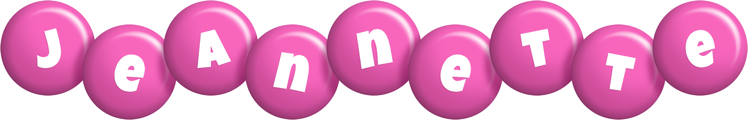 Jeannette candy-pink logo
