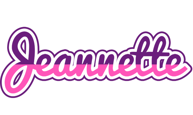 Jeannette cheerful logo